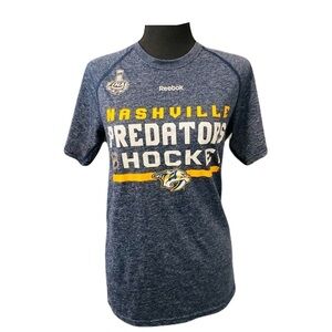 Reebok NHL Nashville Predators Stanley Cup 2017‎ Tee – Unisex Size S (Men/Women)